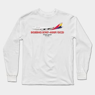 Boeing B747-400F/SCD - Asiana Cargo Long Sleeve T-Shirt